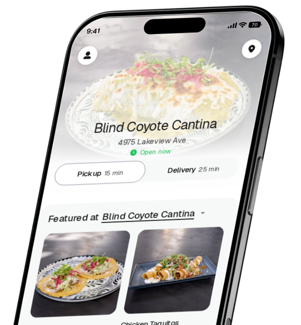 Blind Coyote Cantina app preview